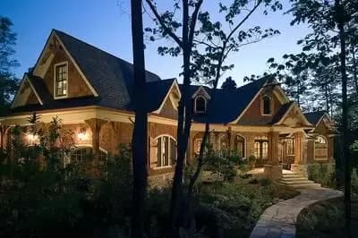 Stunning Rustic Craftsman Home Plan - 2587 Sq Ft