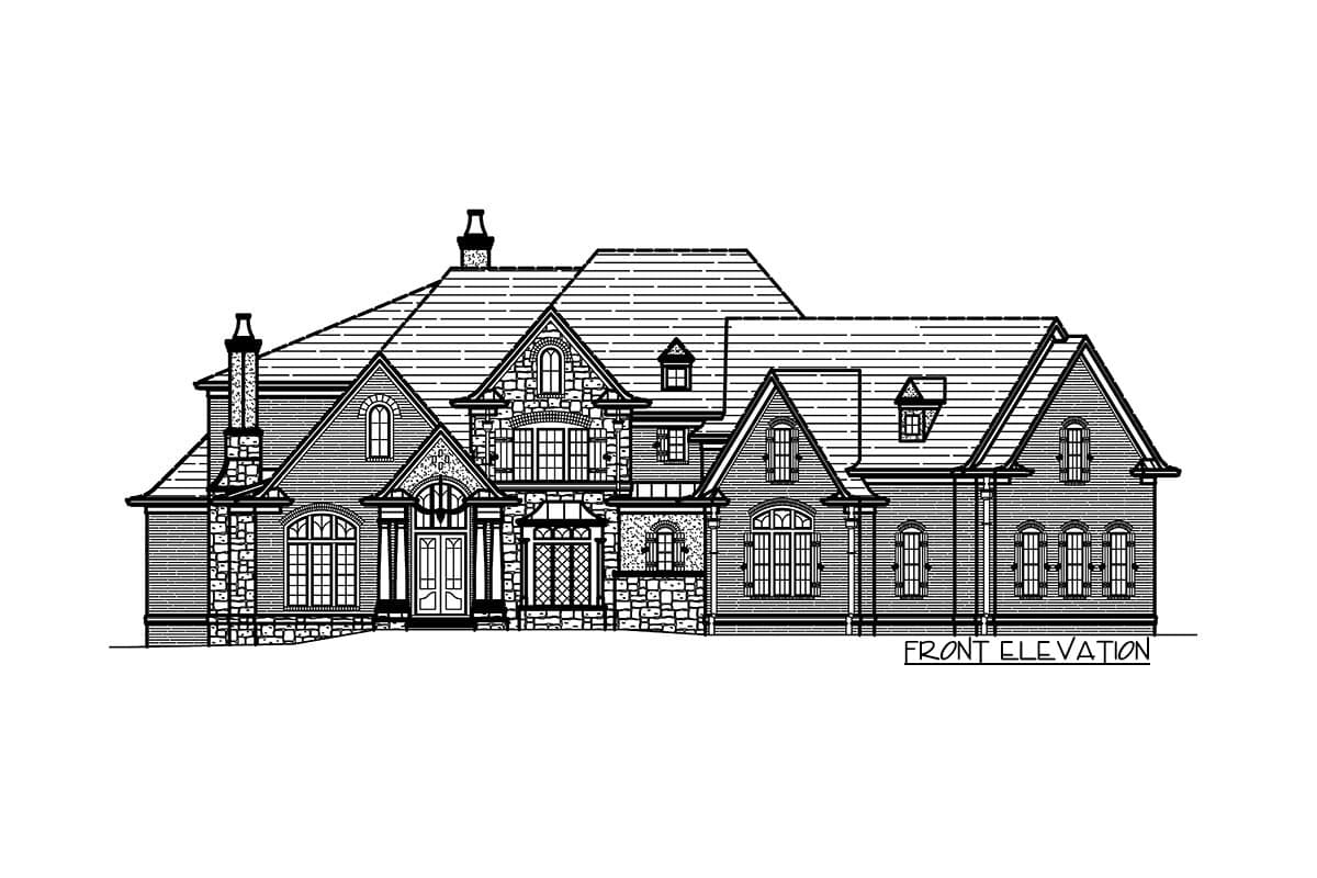 Plan 15634GE: Four Bedroom Splendor - Image #20 - European, Traditional