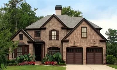2-Story 4-Bed House Plan with Brick Exterior