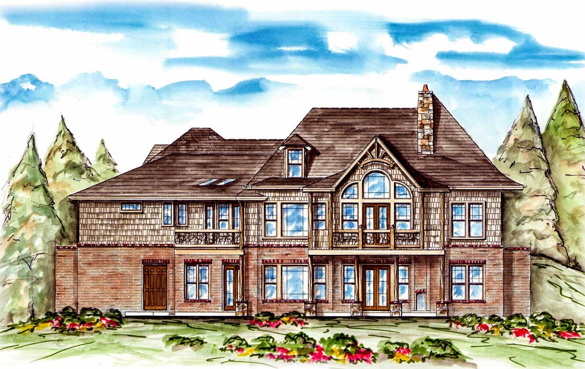 Plan 15650GE: Lake House Plan with Optional Lower Level and Second Level Loft - 1949 Sq Ft - Image #22 - Craftsman, Mountain, Rustic, Vacation