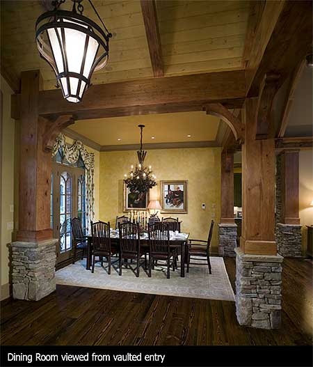 Plan 15651GE: Mountain Craftsman House Plan with Curved Back Porch - 2611 Sq Ft - Image #5 - Country, Craftsman, Mountain, Rustic