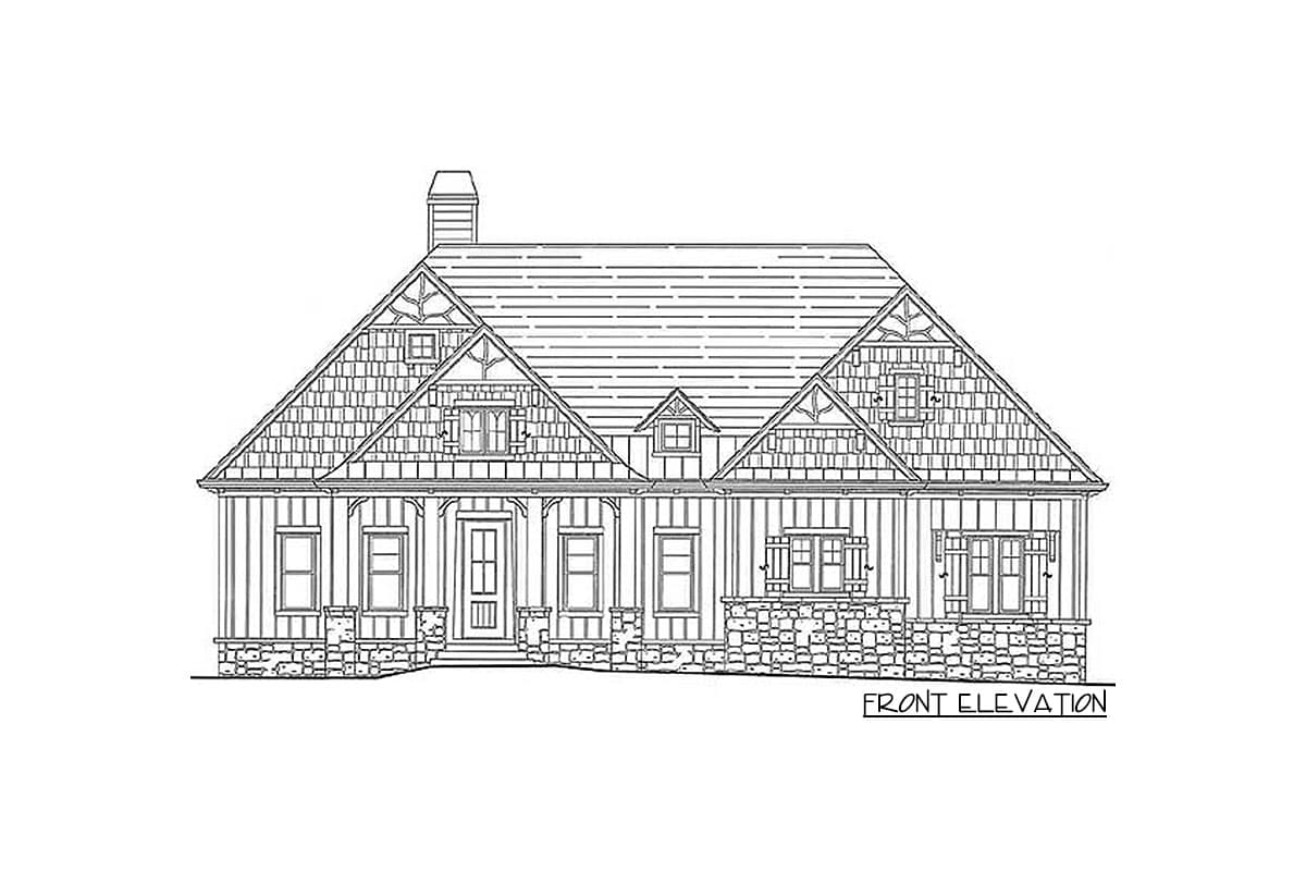 Plan 15655GE: Rustic Lodge Home Plan - Image #21 - Cottage, Craftsman, Mountain, Rustic