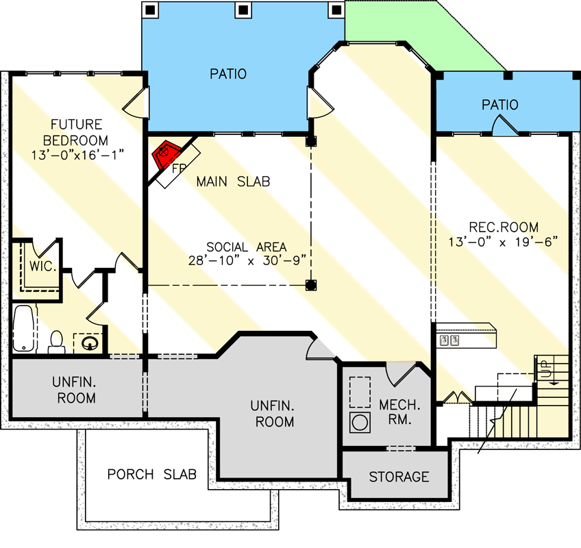 Plan 15655GE: Rustic Lodge Home Plan - Floor Plan - Optional Finished Lower Level - Cottage, Craftsman, Mountain, Rustic