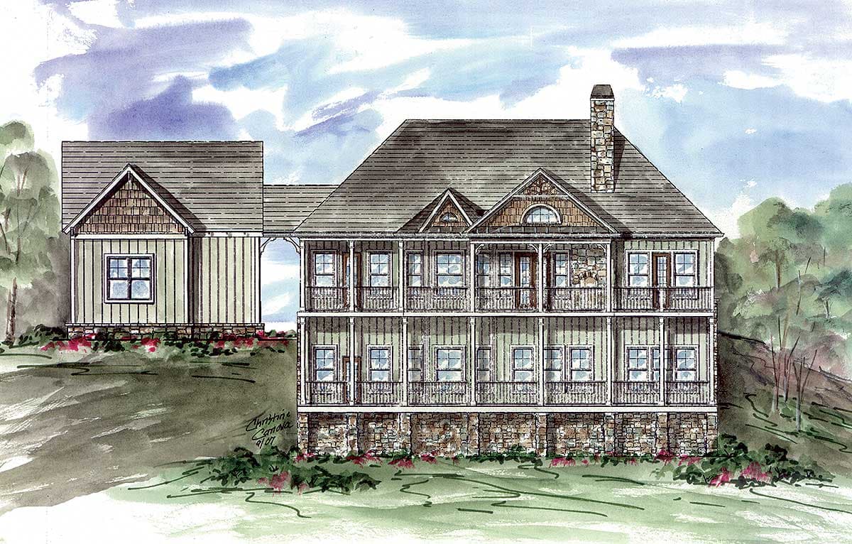 Plan 15655GE: Rustic Lodge Home Plan - Image #20 - Cottage, Craftsman, Mountain, Rustic