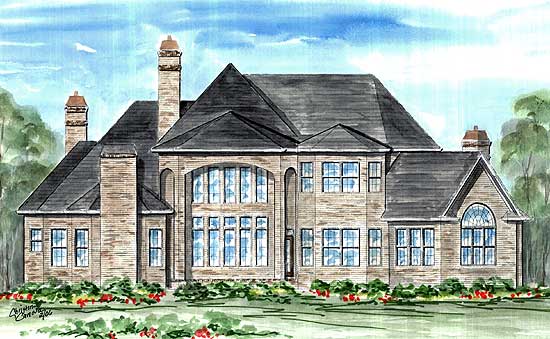 Plan 15658GE: Hip Roof French Country House Plan - Image #11 - European, French Country, Traditional