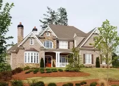 Hip Roof French Country House Plan