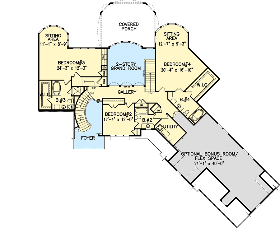 Plan 15660GE: Elegance and Fine Craftsmanship - Floor Plan - 2nd Floor - European, Traditional