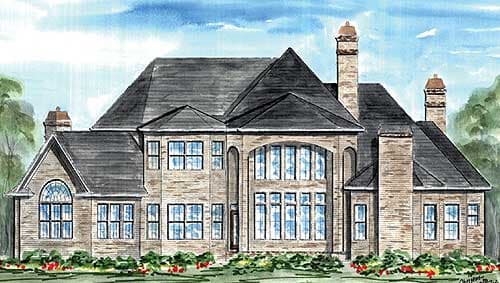 Plan 15661GE: Impressive Brick and Stone - Image #11 - European, Traditional