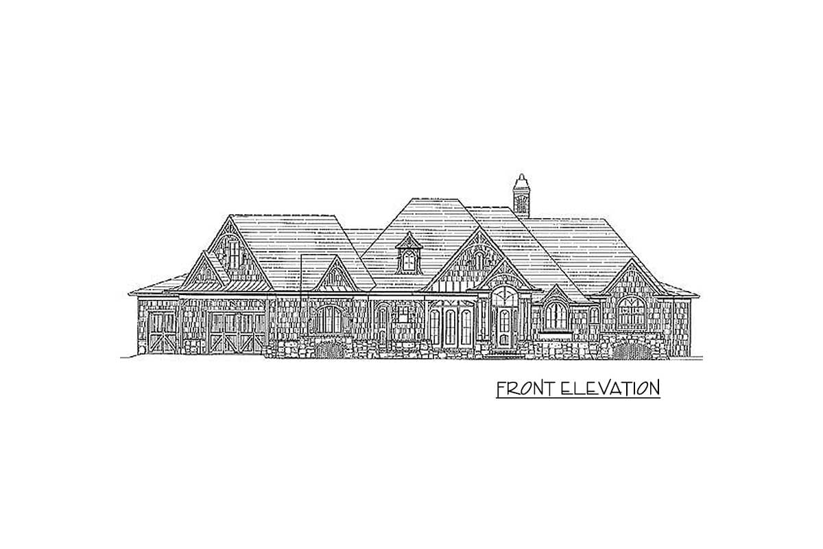 Plan 15662GE: 3200 Square Foot Mountain Craftsman House Plan with Bonus Expansion - Image #20 - Craftsman, Mountain, Rustic
