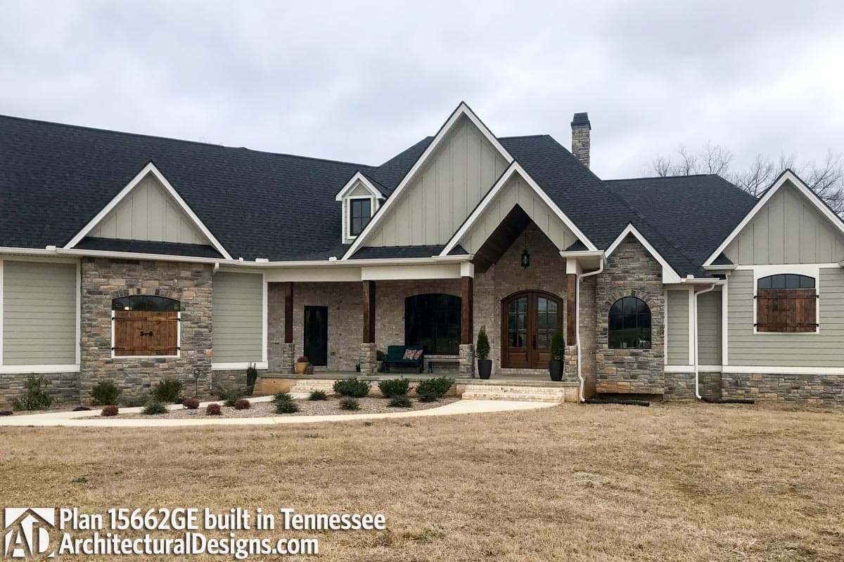 build gallery item - House Plan 15662GE Comes to Life in Tennessee
