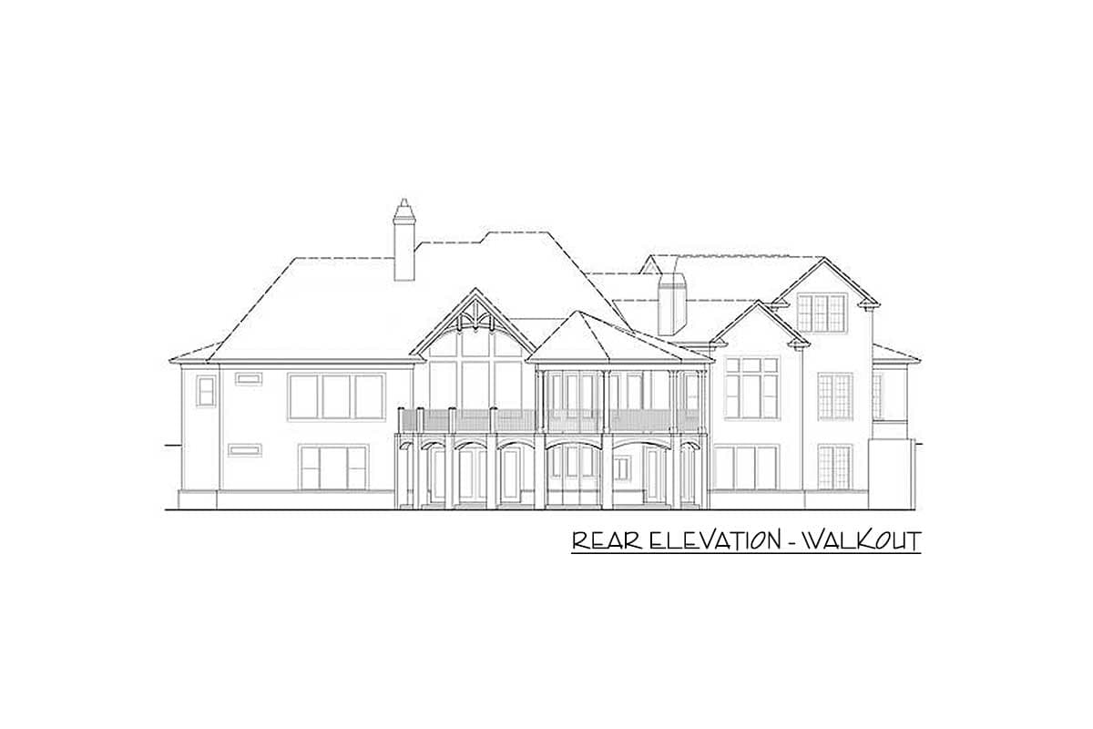 Plan 15662GE: 3200 Square Foot Mountain Craftsman House Plan with Bonus Expansion - Image #22 - Craftsman, Mountain, Rustic