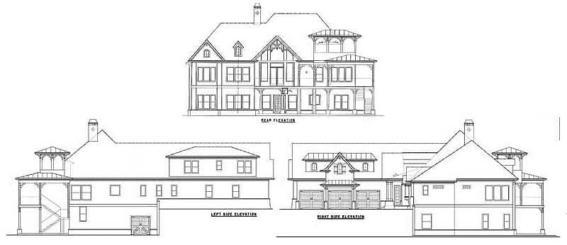 Plan 15663GE: Mountain Lodge with Options - Image #9 - Craftsman, Mountain, Rustic, Vacation
