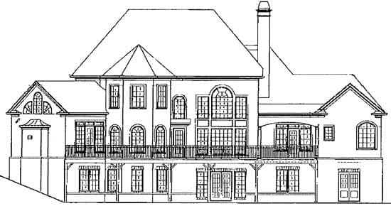 Plan 15671GE: Distinctive Curb Appeal - Image #13 - European, Traditional