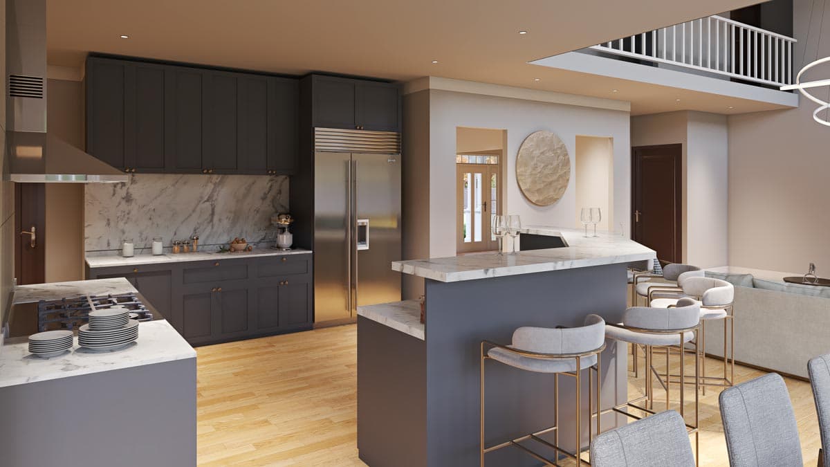 Plan 15673GE: 4-Bed House Plan with Study or Extra Bedroom - 3054 Sq Ft - Image #10 - Craftsman, Traditional