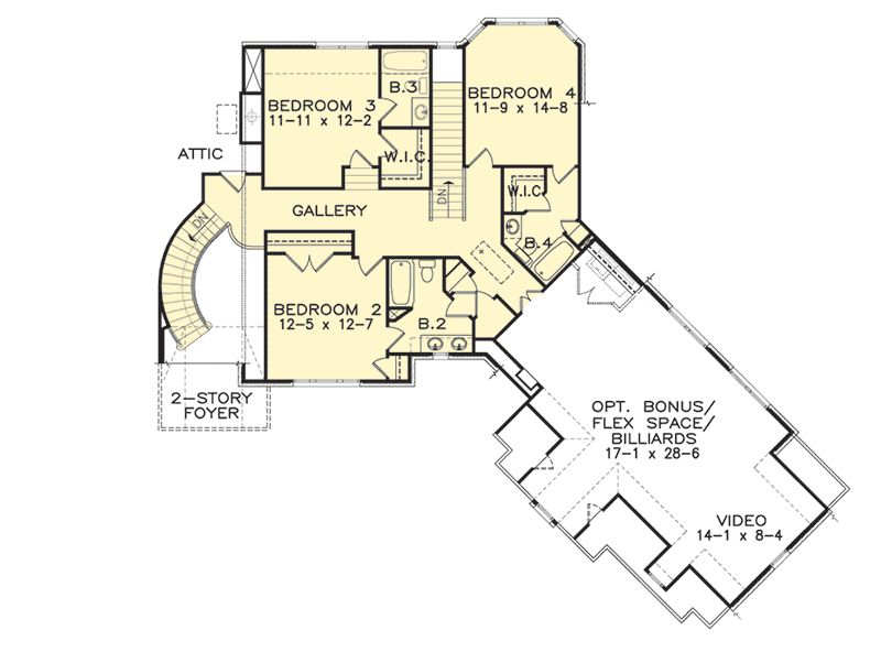 Plan 15674GE: Luxury House Plan in Many Versions - Floor Plan - 2nd Floor - European, Traditional