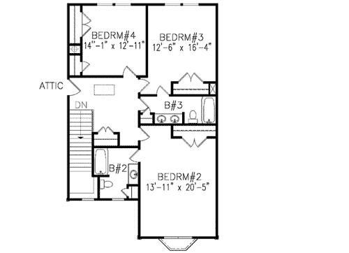 Plan 15682GE: Cheery Corner Sunroom - Floor Plan - 2nd Floor - Cottage, Country, Victorian