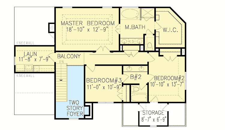 Plan 15683GE: Eye-catching Craftsman with Optional Lower Level  - Floor Plan - 2nd Floor - Country, Craftsman, Farmhouse, Southern
