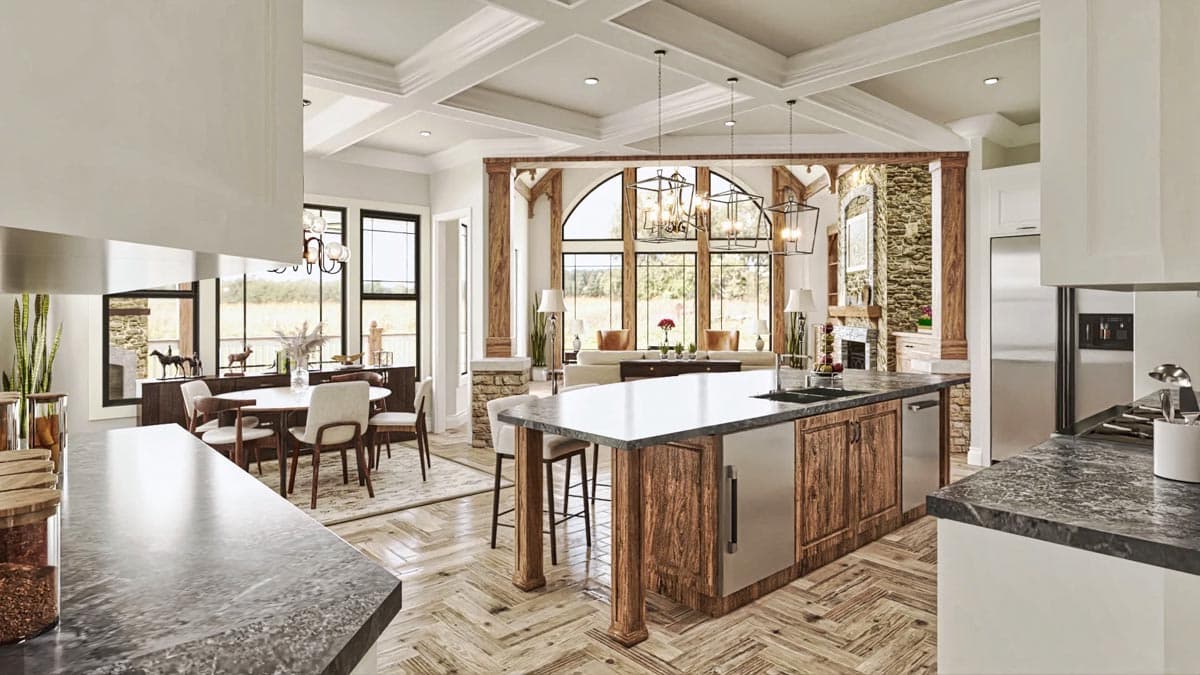 Plan 15691GE: Rustic Craftsman Lodge Home Plan for a Rear Sloping Lot - 2545 Sq Ft - Image #8 - Country, Craftsman, Mountain, Rustic