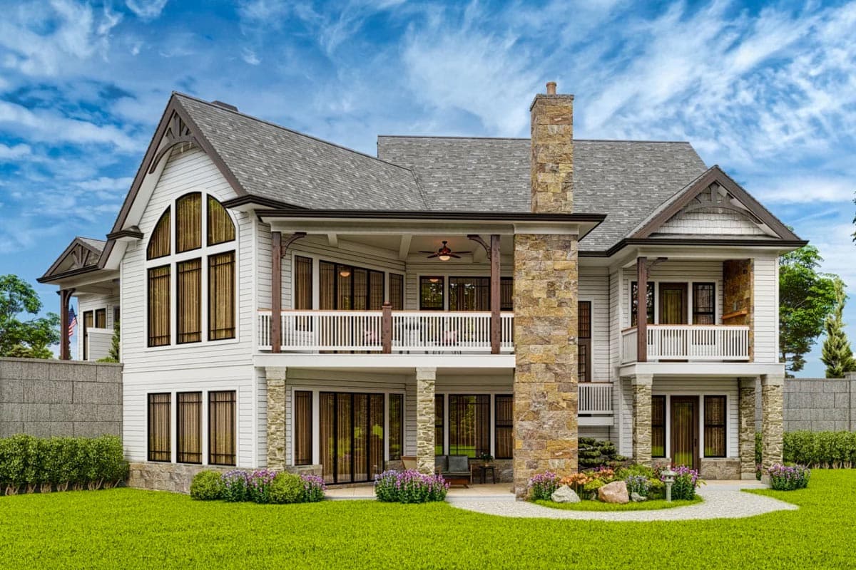 Plan 15691GE: Rustic Craftsman Lodge Home Plan for a Rear Sloping Lot - 2545 Sq Ft - Image #13 - Country, Craftsman, Mountain, Rustic