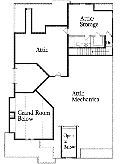 Plan 15693GE: Eye-Catching Cottage - Floor Plan - 2nd Floor - Cottage, Country, Craftsman, Mountain, Rustic