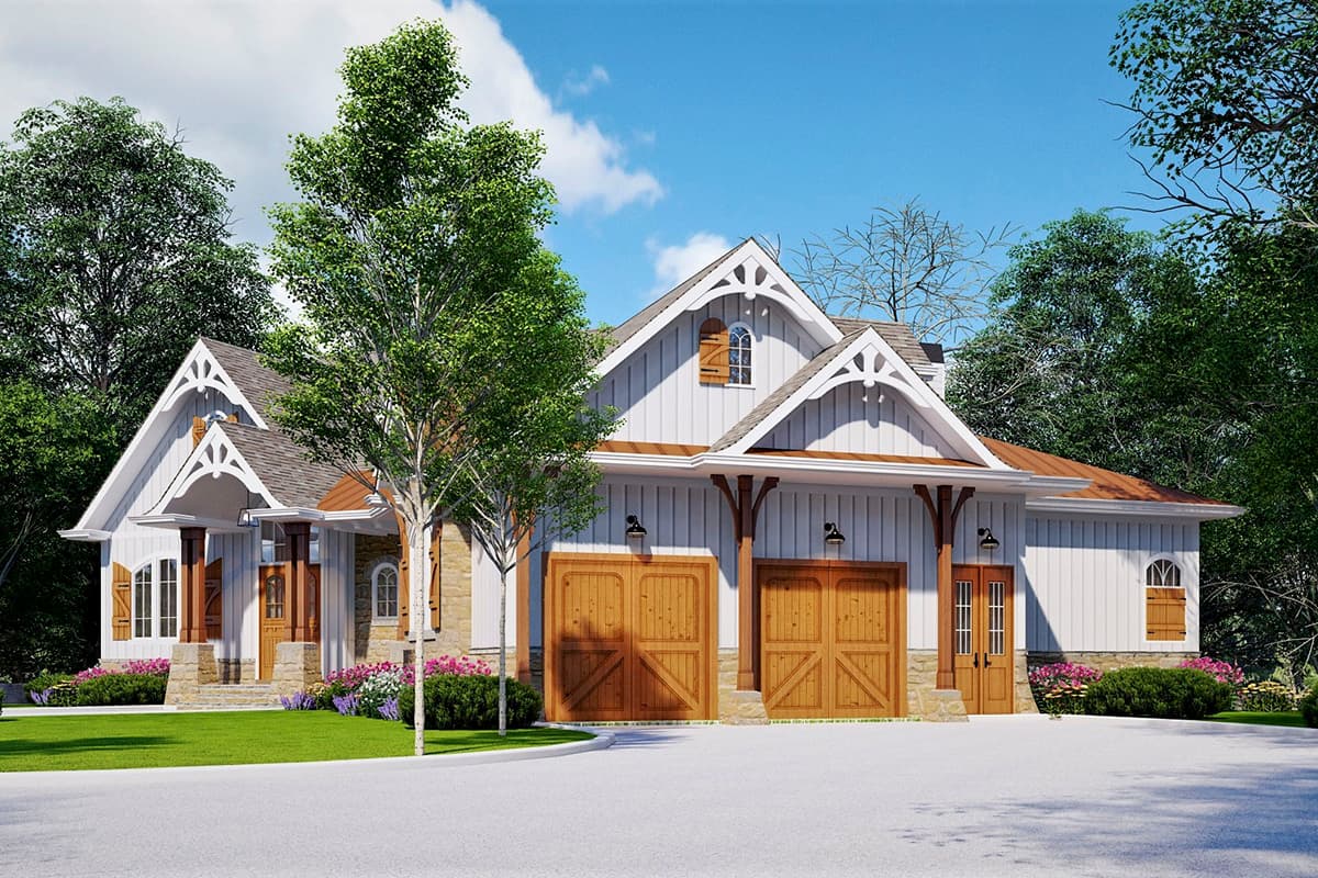 Plan 15695GE: Rustic Lodge Home Plan - Image #8 - Craftsman, Mountain, Rustic