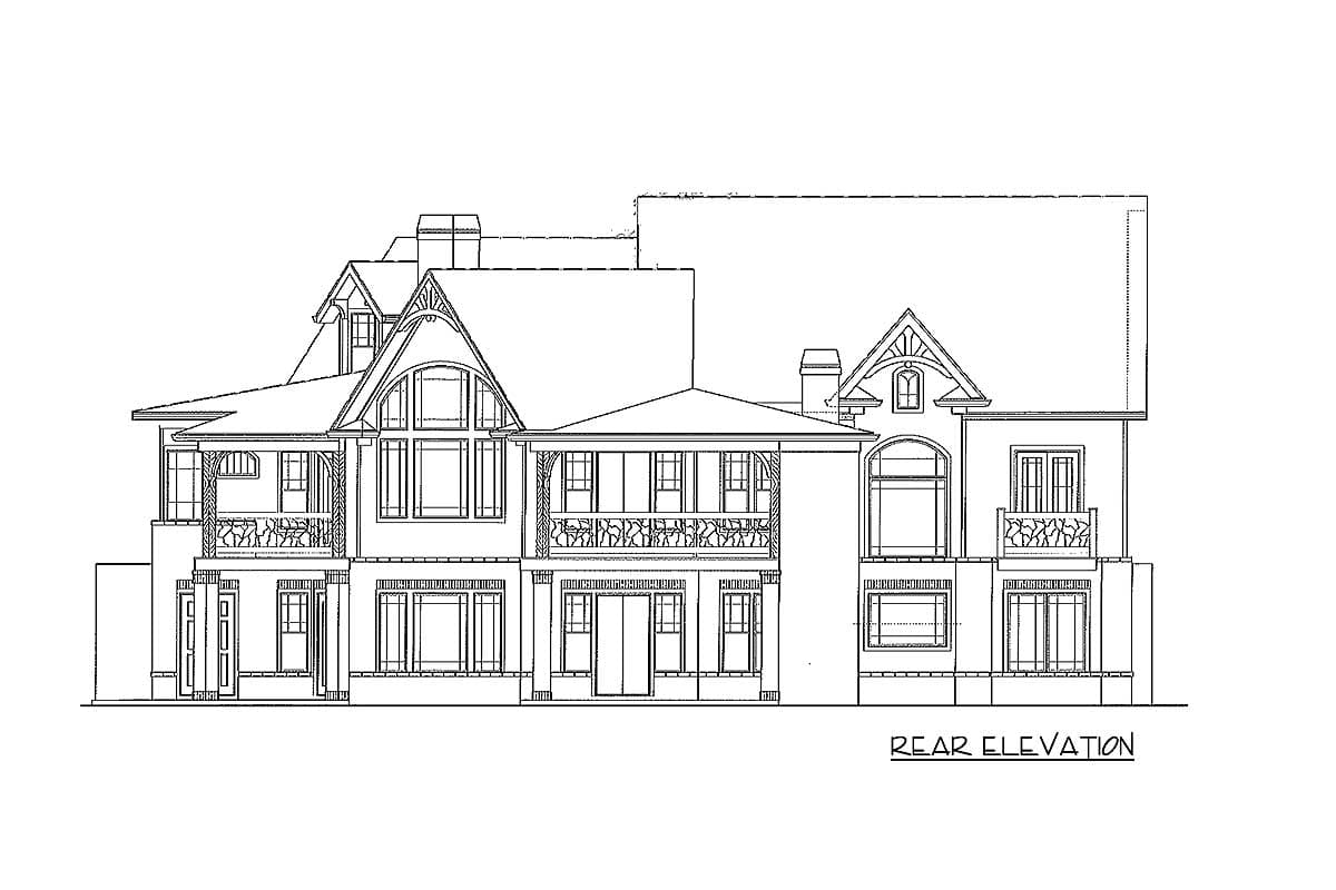 Plan 15695GE: Rustic Lodge Home Plan - Image #18 - Craftsman, Mountain, Rustic