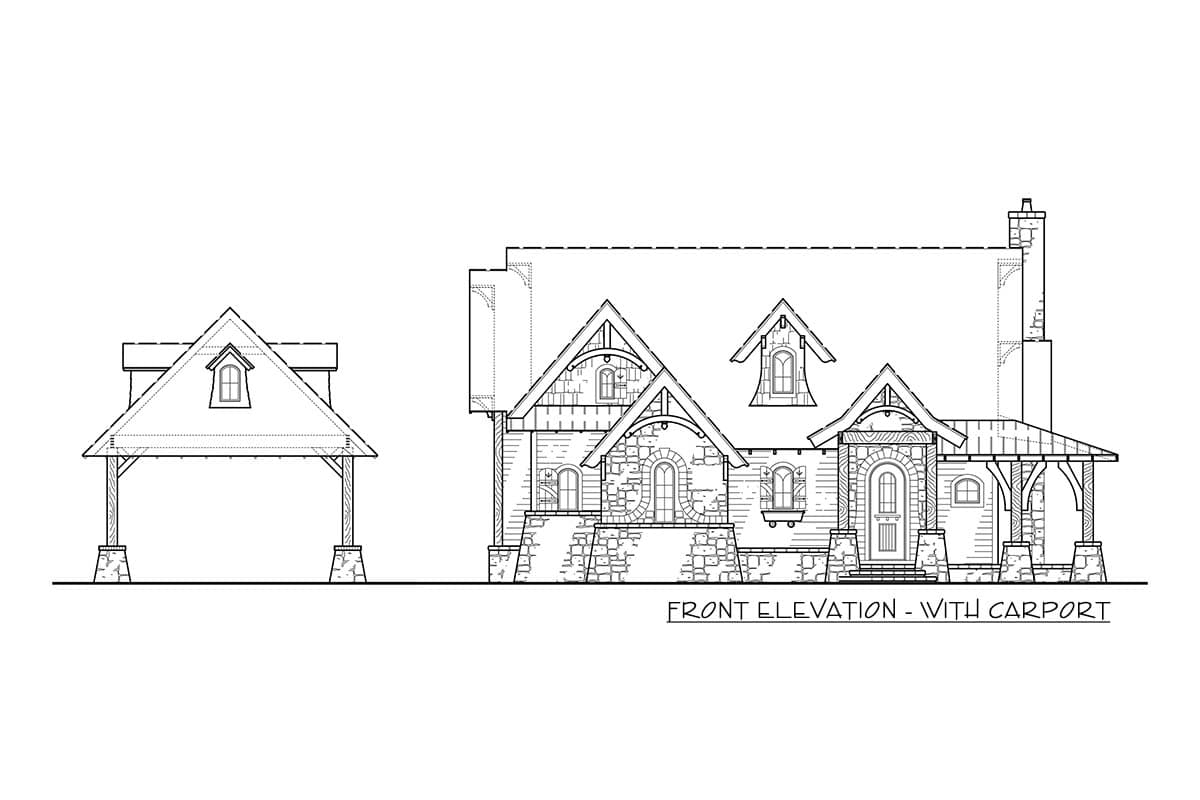 Plan 15702GE: Rustic Lodge Home Plan - 1754 Sq Ft - Image #21 - Cottage, Mountain, Rustic, Vacation