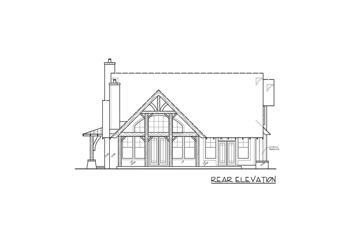 Plan 15702GE: Rustic Lodge Home Plan - 1754 Sq Ft - Image #24 - Cottage, Mountain, Rustic, Vacation