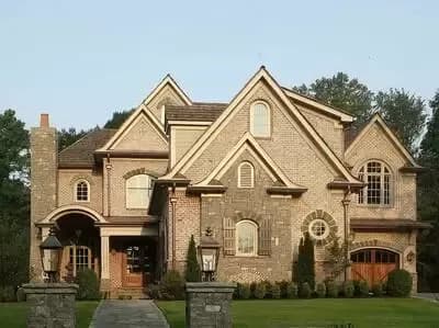 Classic European Manor House Plan