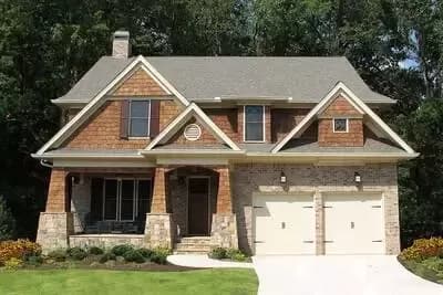 Craftsman Home Plan with Overlooks