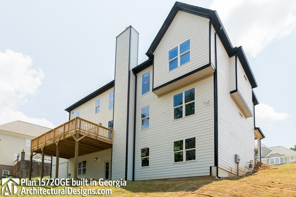 Plan 15720GE: House Plan with Study Option and 2-Story Great Room - Image #6 - Craftsman, Mountain, Northwest