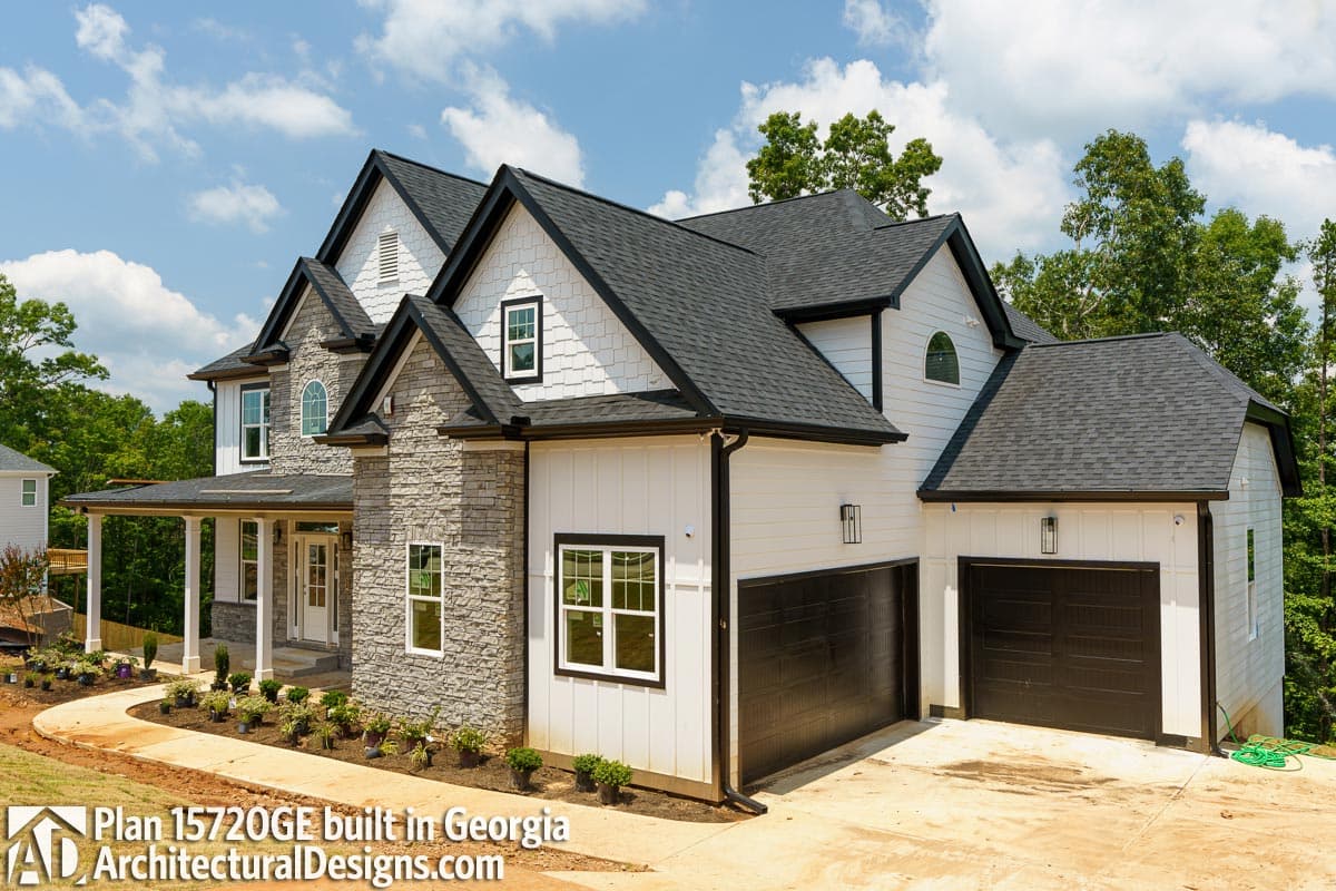Plan 15720GE: House Plan with Study Option and 2-Story Great Room - Image #4 - Craftsman, Mountain, Northwest