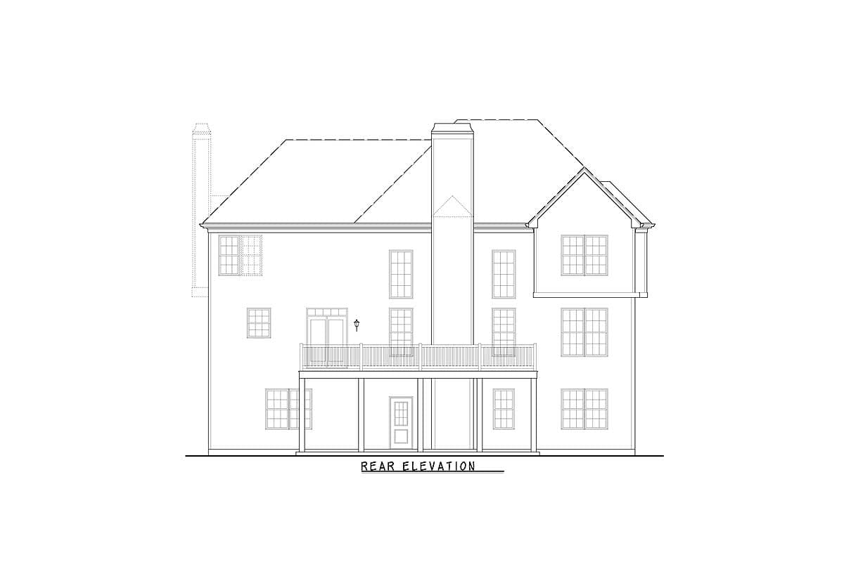 Plan 15720GE: House Plan with Study Option and 2-Story Great Room - Image #9 - Craftsman, Mountain, Northwest