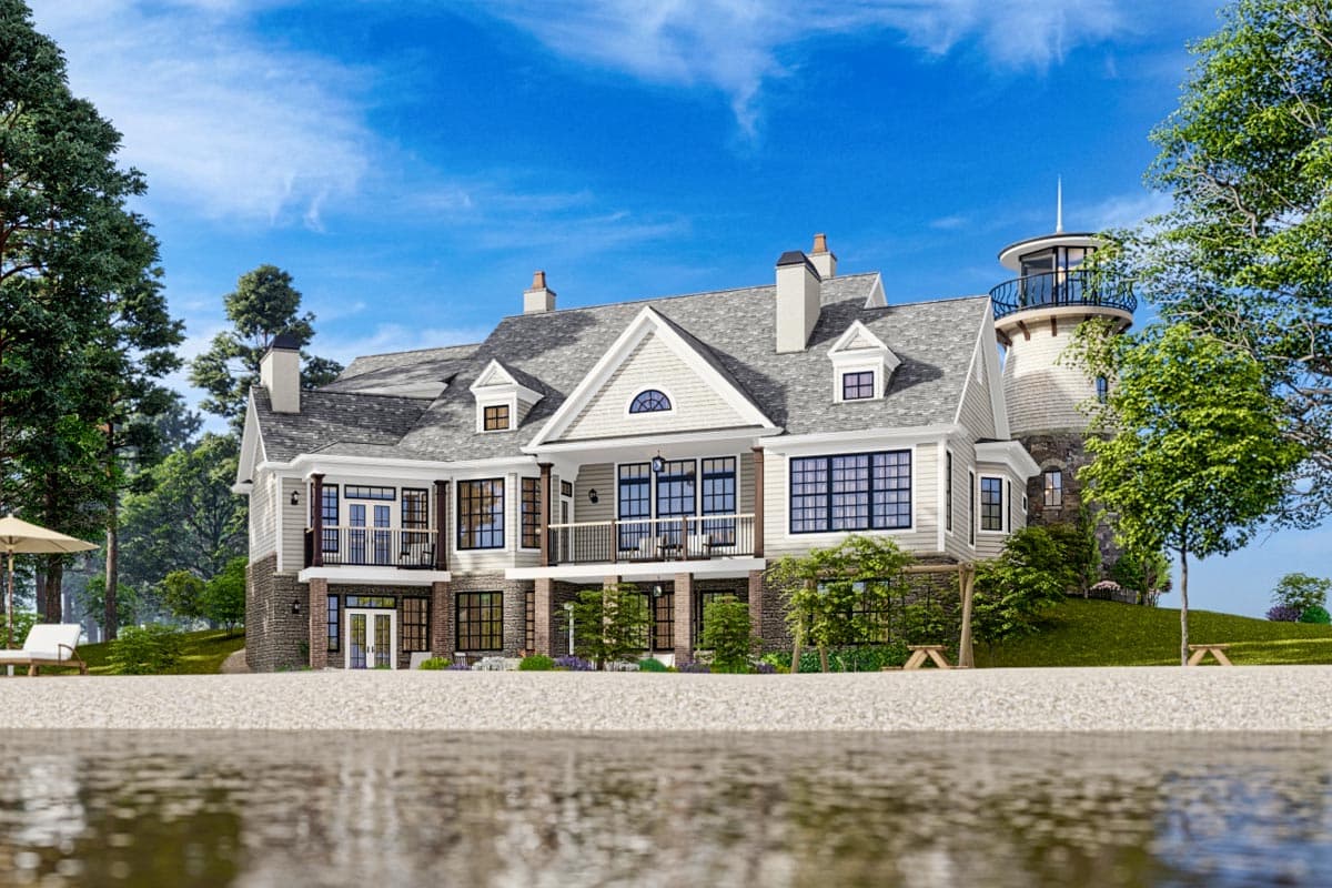 Plan 15722GE: Shingle Style Home Plan with Lighthouse - Image #13 - Coastal, Craftsman, New American, Shingle