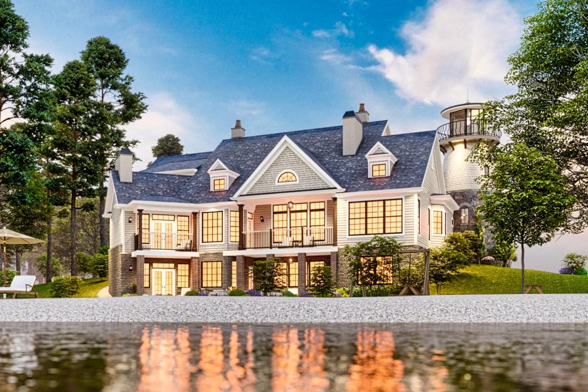 Plan 15722GE: Shingle Style Home Plan with Lighthouse - Image #14 - Coastal, Craftsman, New American, Shingle