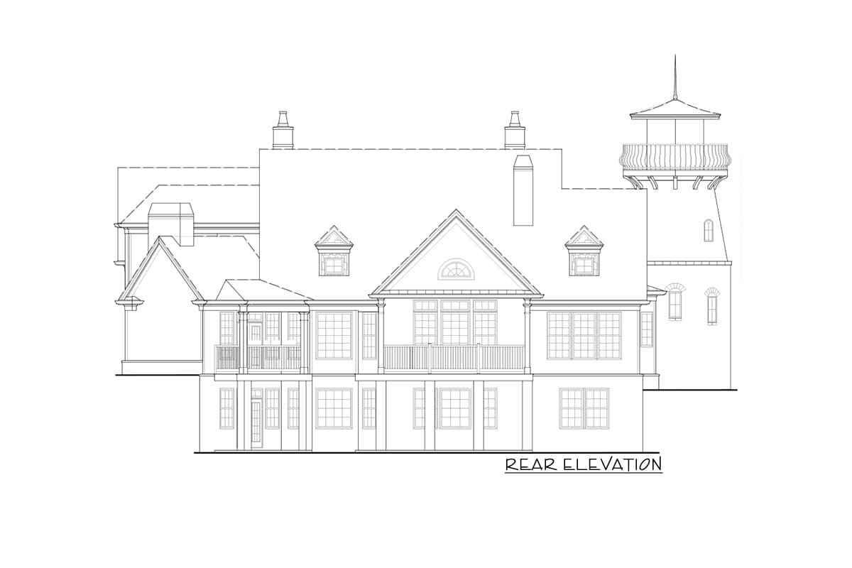 Plan 15722GE: Shingle Style Home Plan with Lighthouse - Image #27 - Coastal, Craftsman, New American, Shingle
