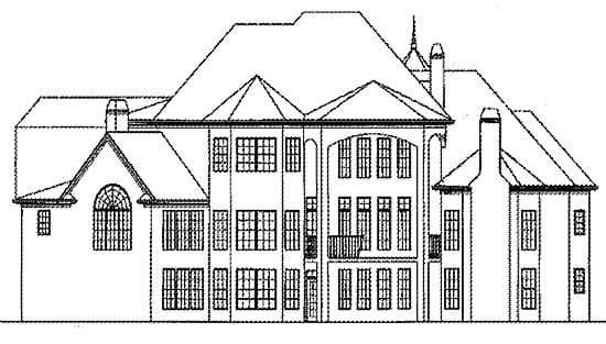 Plan 15728GE: Impressive European Home - Image #15 - European, Southern, Traditional