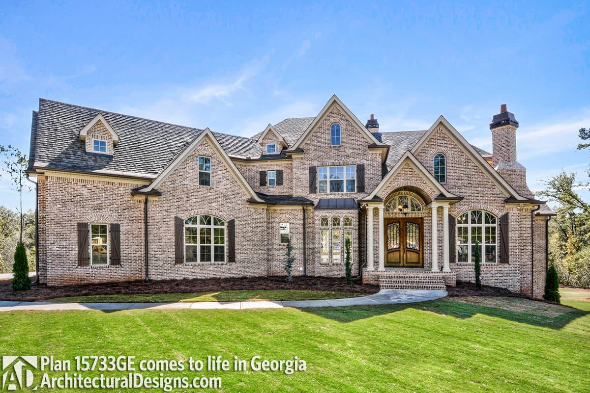 build gallery item - House Plan 15733GE comes to life in Georgia