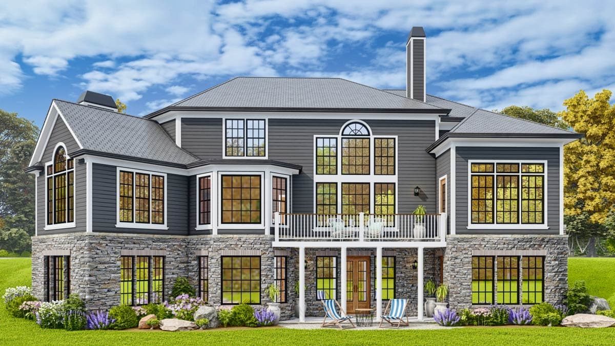 Plan 15783GE: Home Plan with Angled Keeping Room - Image #9 - Country, Traditional