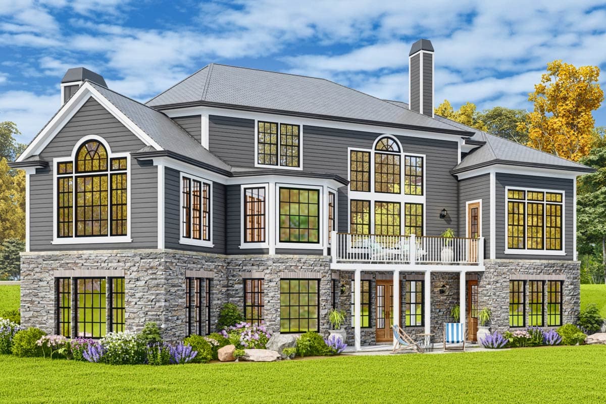 Plan 15783GE: Home Plan with Angled Keeping Room - Image #10 - Country, Traditional