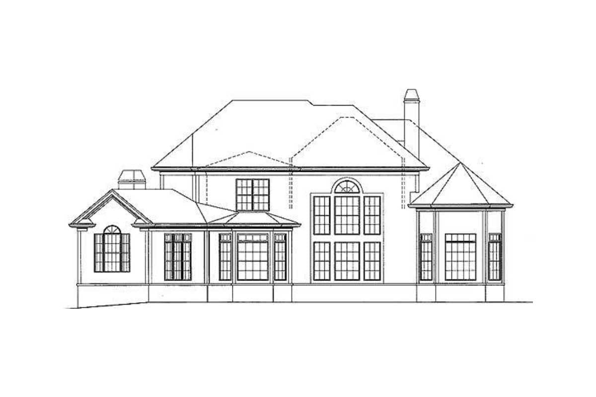 Plan 15783GE: Home Plan with Angled Keeping Room - Image #12 - Country, Traditional