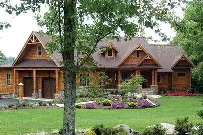 Stunning Mountain Ranch Home Plan - 2685 Sq Ft