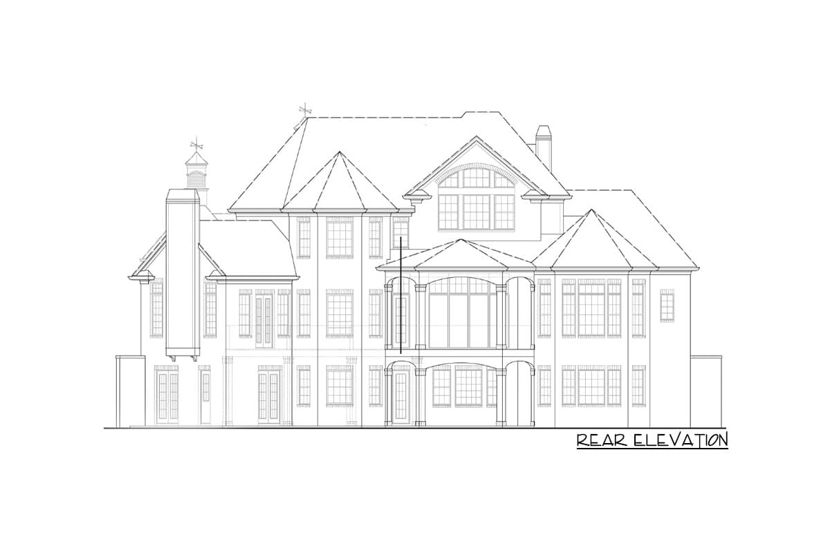 Plan 15794GE: Exquisite Master Down European Manor - Image #9 - European, French Country