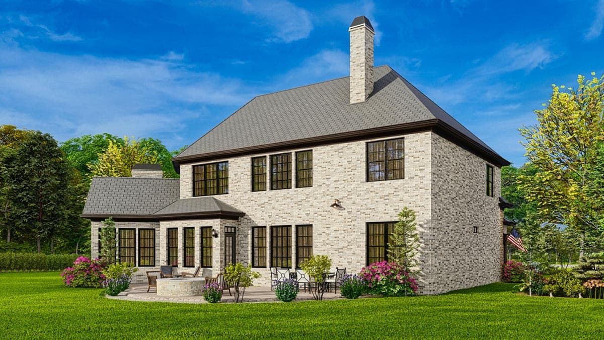 Plan 15798GE: Traditional House Plan with Angled Keeping Room - 3338 Sq Ft - Image #9 - European, Traditional