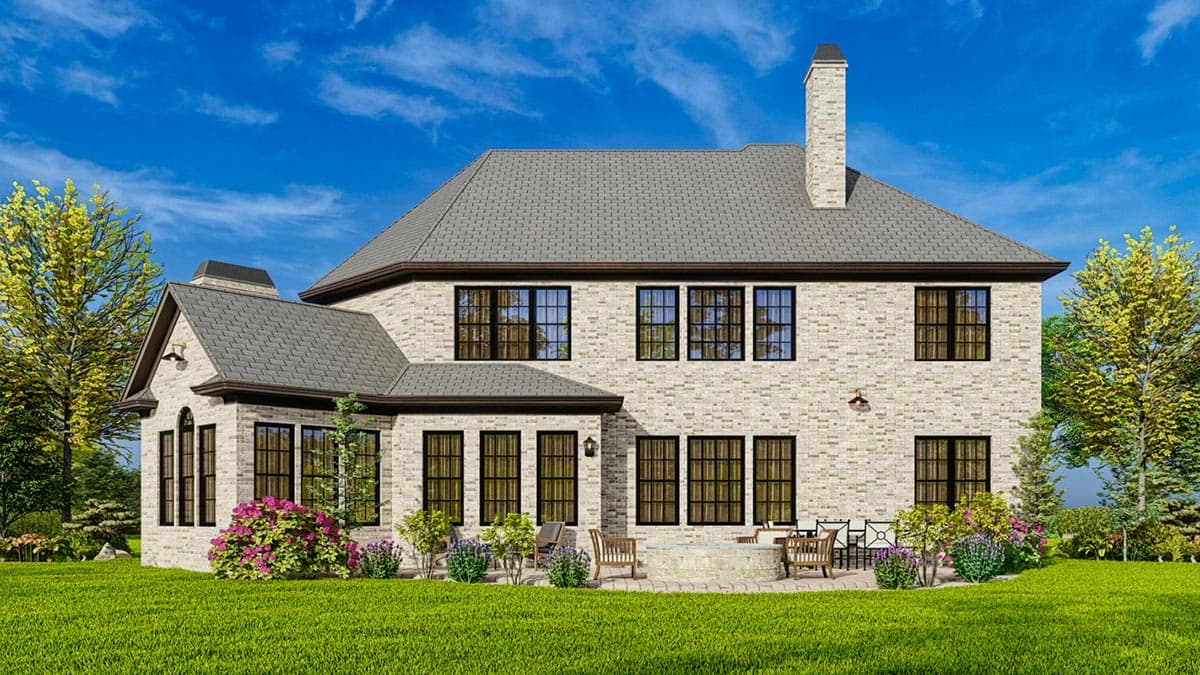 Plan 15798GE: Traditional House Plan with Angled Keeping Room - 3338 Sq Ft - Image #10 - European, Traditional