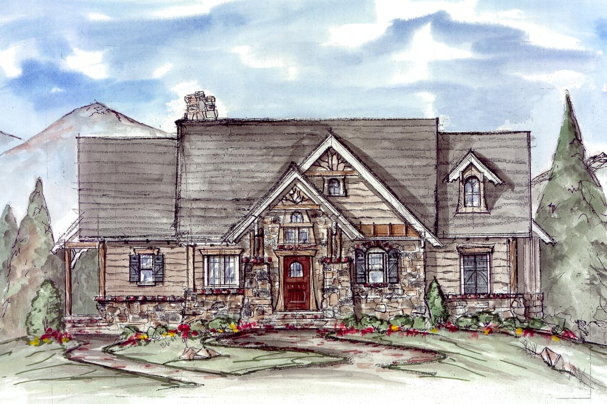 Plan 15800GE: Dual Master Suites - Image #14 - Cottage, Country, Craftsman, Mountain, Ranch, Rustic, Vacation