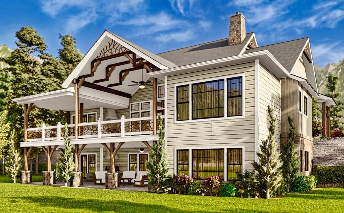 Plan 15801GE: Dual Master Suites Plus Loft - Image #4 - Cottage, Mountain, Rustic