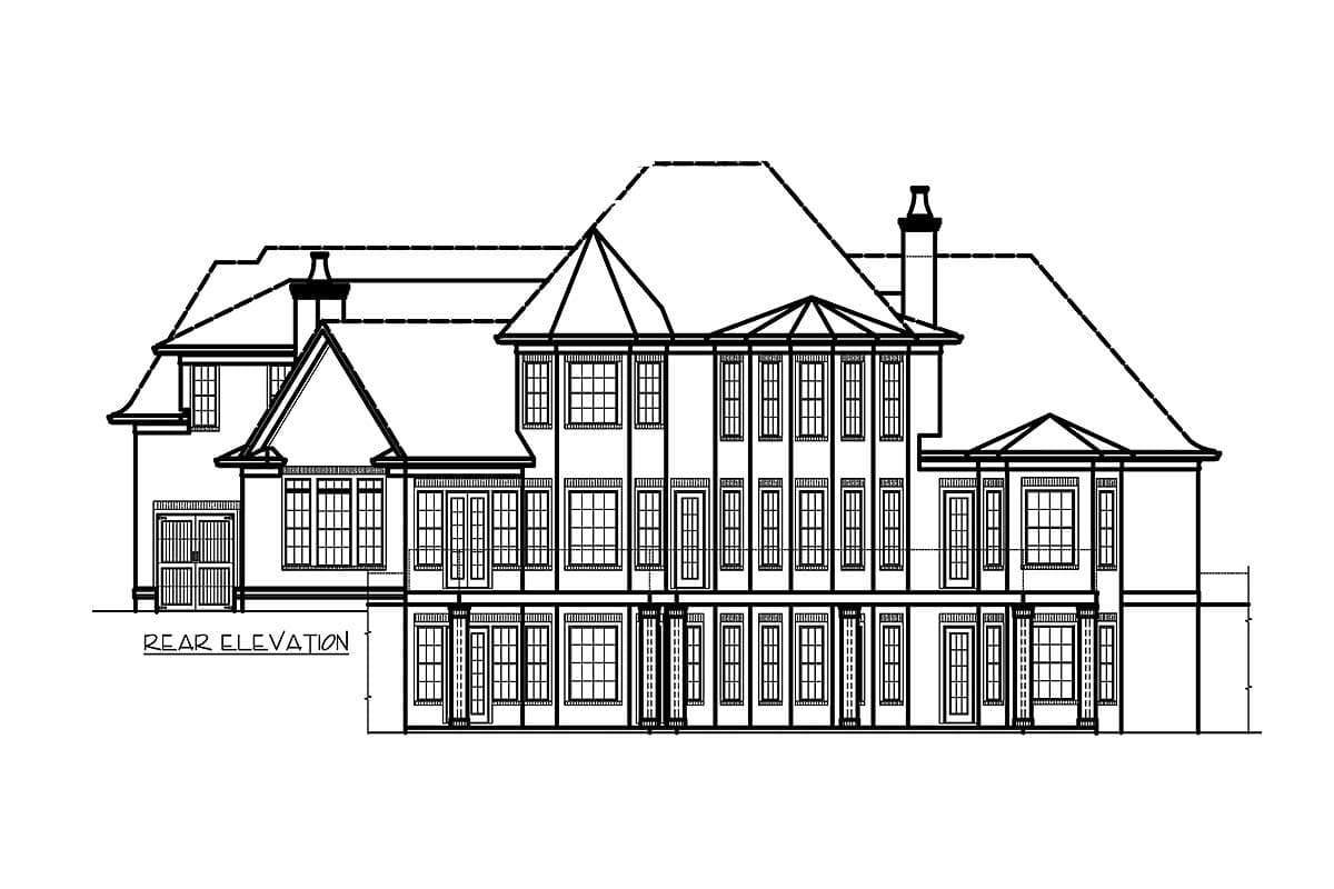 Plan 15803GE: 4 Bedroom Splendor with Options - Image #6 - European, Traditional
