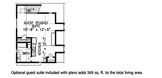 Plan 15812GE: Mountain Lodge with Elevator - Floor Plan - Optional - Craftsman, Mountain, Rustic