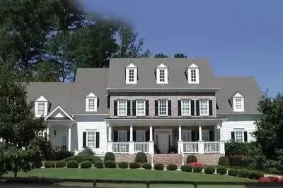5-Bed Traditional House Plan with Two Master Suites
